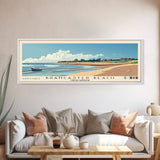 Brancaster Beach, United Kingdom Panoramic Beach Print, Vacation Gift, United Kingdom Wall Art, Framed Canvas Print, Framed Beach Painting