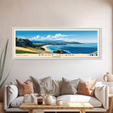 Bruny Island, Australia Panoramic Print, Vacation Gift, Australia Wall Art, Beach Painting, Beach Decor, Large Wall Art, Wood Frame Art