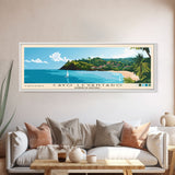 Cayo Levantado, Dominican Republic Panoramic Print, Vacation Gift, Dominican Republic Wall Art, Beach Painting, Beach Decor, Beach Or Lakehouse Art