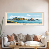 Chausey Islands, France Panoramic Beach Print, Vacation Gift, France Wall Art, Beach Painting, Beach Decor, Beach Painting