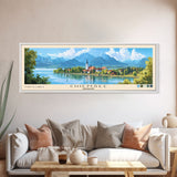Chiemsee, Germany Panoramic Print, Vacation Gift, Germany Wall Art, Beach Painting, Beach Decor, Beach Or Lakehouse Art