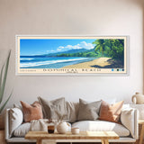Dominical Beach, Costa Rica Panoramic Print, Vacation Gift, Costa Rica Wall Art, Vacation Wall Art, Vacatation Memories, Beach Decor, Beach Or Lakehouse Art