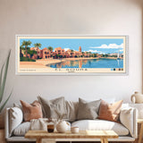 El Gouna, Egypt Panoramic Print, Vacation Gift, Egypt Wall Art, Vacation Wall Art, Vacatation Memories, Beach Decor, Beach Or Lakehouse Art