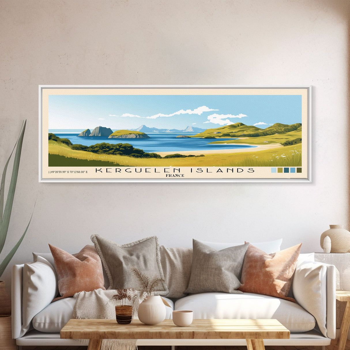 Kerguelen Islands, France Panoramic Print, Vacation Gift, France Wall Art, Vacation Wall Art, Vacatation Memories, Beach Decor, Beach Or Lakehouse Art