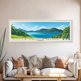 La Orchila Island, Venezuela Panoramic Print, Vacation Gift, Venezuela Wall Art, Beach Painting, Beach Decor, Beach Or Lakehouse Art