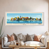 Thousand Islands, New York Panoramic Print, Vacation Gift, New York Wall Art, Vacation Wall Art, Vacatation Memories, Beach Decor, Beach Or Lakehouse Art