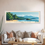 Tintipán Island, Colombia Panoramic Print, Vacation Gift, Colombia Wall Art, Vacation Wall Art, Vacatation Memories, Beach Decor, Beach Or Lakehouse Art