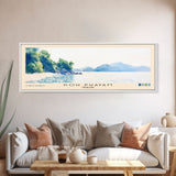Koh Phayam, Thailand Watercolor Beach Print, Vacation Gift, Thailand Wall Art, Beach Painting, Beach Decor, Beach Painting