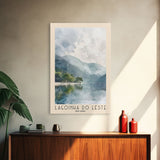 Lagoinha do Leste, Brazil Watercolor Beach Print, Vacation Gift, Brazil Wall Art, Beach Painting, Beach Decor, Beach Painting