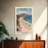 Paliton Beach, Philippines Watercolor Beach Print, Vacation Gift, Philippines Wall Art, Beach Painting, Beach Decor, Beach Painting