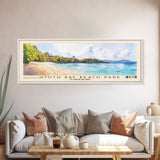 Smith Bay Beach Park, US Virgin islands Watercolor Beach Print, Vacation Gift, US Virgin islands Wall Art, Beach Painting, Beach Decor, Beach Painting