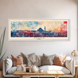 Adana Turkey  Travel Art, City Art, Framed Canvas Print or Metal Wall Art, Europe Travel Poster, Panoramic Wall Art, Extra Wide Wall Art