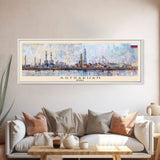 Athens Greece Travel Print Wall Art, Panoramic City Art, Travel Art, Wall Decor, Vacation Gift, Framed Canvas Print Or Metal Art