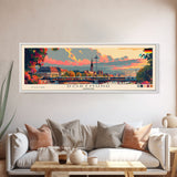 Dortmund Germany Wall Art, Panoramic Travel Poster, Panoramic Framed Canvas Print, City Wall Art, Wall Hanging Home Decor, Travel Art