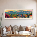 Kamianske Ukraine Wall Art, Panoramic Travel Poster, Panoramic Framed Canvas Print, City Wall Art, Wall Hanging Home Decor, Travel Art