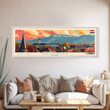 Kaposvar Hungary Travel Print Wall Art, Panoramic City Art, Travel Art, Wall Decor, Vacation Gift, Framed Canvas Print Or Metal Art