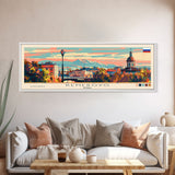 Kemerovo Russia Travel Print Wall Art, Panoramic City Art, Travel Art, Wall Decor, Vacation Gift, Framed Canvas Print Or Metal Art