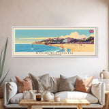 Bournemouth United Kingdom Wall Art, Panoramic Travel Poster, Panoramic Framed Canvas Print, City Wall Art, Wall Hanging Home Decor, Travel Art
