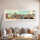 Bradford United Kingdom Travel Print Wall Art, Panoramic City Art, Travel Art, Wall Decor, Vacation Gift, Framed Canvas Print Or Metal Art