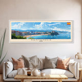 Santander Spain Travel Print Wall Art, Panoramic City Art, Travel Art, Wall Decor, Vacation Gift, Framed Canvas Print Or Metal Art