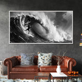 Skull and Crossbones Pirate Surfer - Pirate Surf - Mancave Decor - Office Decor - Pirate Surfer