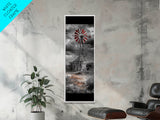 Western Windmill Art, Canvas Print, rustic décor, windmill wall art, farmhouse art, extra wide art, Joshua tree art, southwest wall art