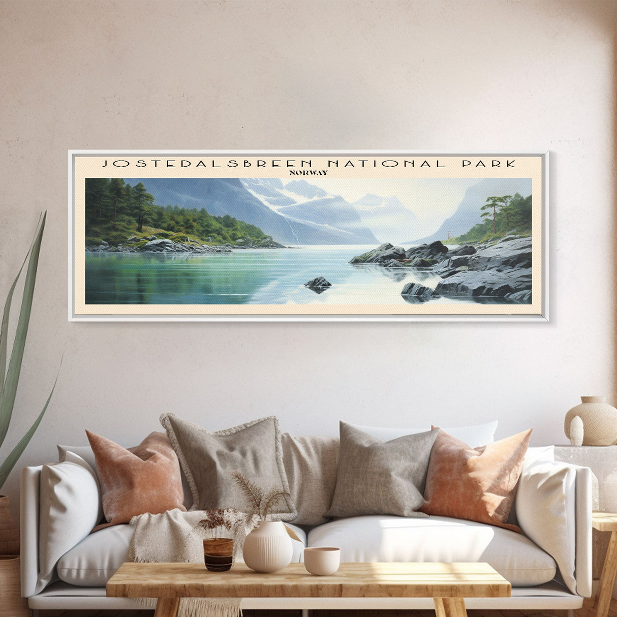 Jostedalsbreen National Park Wall Art Travel Poster Print, Gift For Travel Lover, Vacation Gift, COUNTRY Wall Art, Home Decor, Original Art