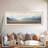 Kluane National Park and Reserve COUNTRY Travel Poster Print, Framed Canvas Print, COUNTRY Travel Art, Wood Framed Art, Wall Hanging, Home Decor