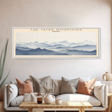 The Tatra Mountains Wall Art Travel Poster Print, Gift For Travel Lover, Vacation Gift, COUNTRY Wall Art, Home Decor, Original Art