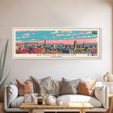 Bloemfontein, South Africa Panoramic Canvas Print, Bloemfontein, South Africa Painting, South Africa Art, Bloemfontein Travel Poster, Travel Art, Guest Room Painting