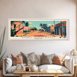 Bobo-Dioulasso, Burkina Faso Panoramic Canvas Print, Bobo-Dioulasso, Burkina Faso Painting, Burkina Faso Art, Bobo-Dioulasso Travel Poster, Travel Art, Guest Room Painting