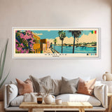 Kaolack, Senegal Panoramic Canvas Print, Kaolack, Senegal Painting, Senegal Art, Kaolack Travel Poster, Travel Art, Living Room Painting