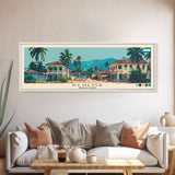 Kenema, Sierra Leone Panoramic Canvas Print, Kenema, Sierra Leone Painting, Sierra Leone Art, Kenema Travel Poster, Travel Art, Vacation Gift