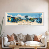 Kisangani, Congo Panoramic Canvas Print, Kisangani, Congo Painting, Congo Art, Kisangani Travel Poster, Travel Art, Vacation Gift