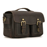 The Faust Leather Camera Bag | Crossbody Vintage Camera Messenger Bag