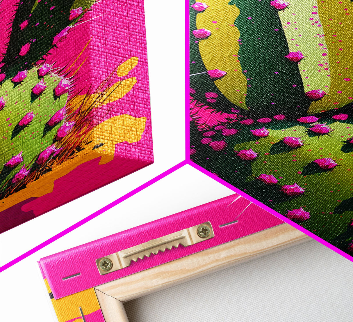 Cactus Print - Cactus Wall Art - Cactus Decor - Modern Desert Print - Southwestern Decor - Cactus Decor -  Bright Wall Art - Pop Art Style