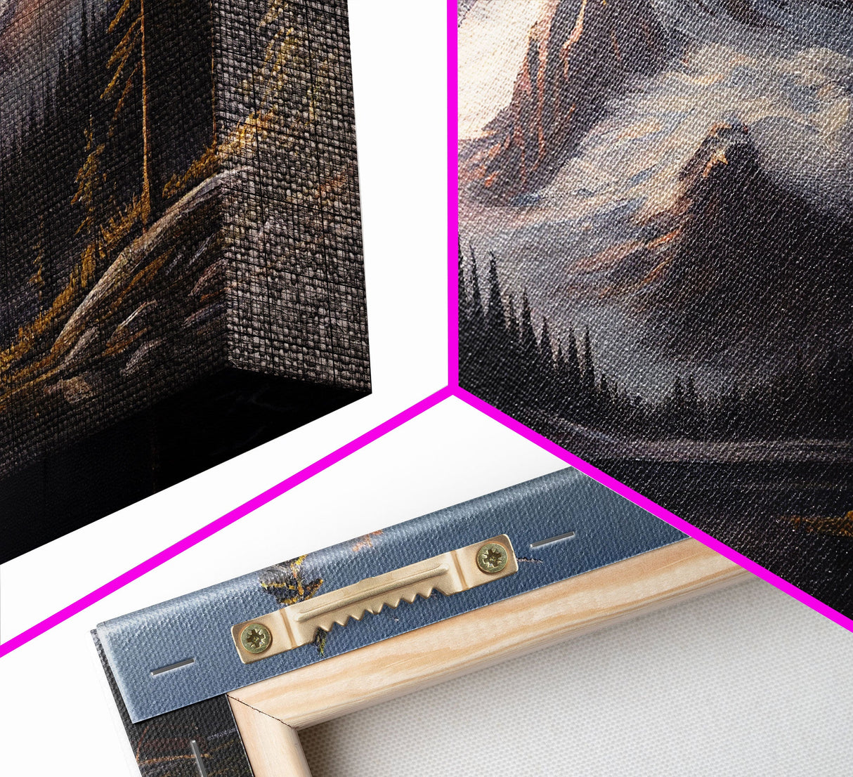 Mountain Canvas Print Wall Art, Mountain Landscape Painting, Mount Rainier, Washington Mountains, Travel  Art, Watercolor Painting