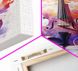 Galaxy Cello Gift, Banjo Wall Art Canvas Print, Stringed Instruments, Cello Art, Banjo Poster Print, Cello Gifts, Musical Art