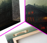Spooky gloomy wall art, haunted house art, fine art poster print