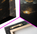 Dark Fantasy Art, Spooky Decor, Goth Decor, Canvas Print, Wall Art, Vertical Print, Dark Wall Art, Video Game Art, Gaming Wall Decor