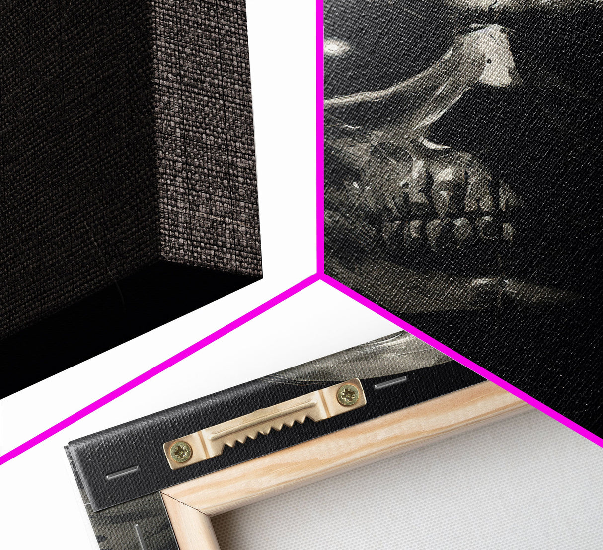 Human Skull Decor, Charcoal Drawing, Gothic Decor, Canvas Print, Wall Art, Vertical Art, Gift For Coworker, Home Office Art, Weird Art Print