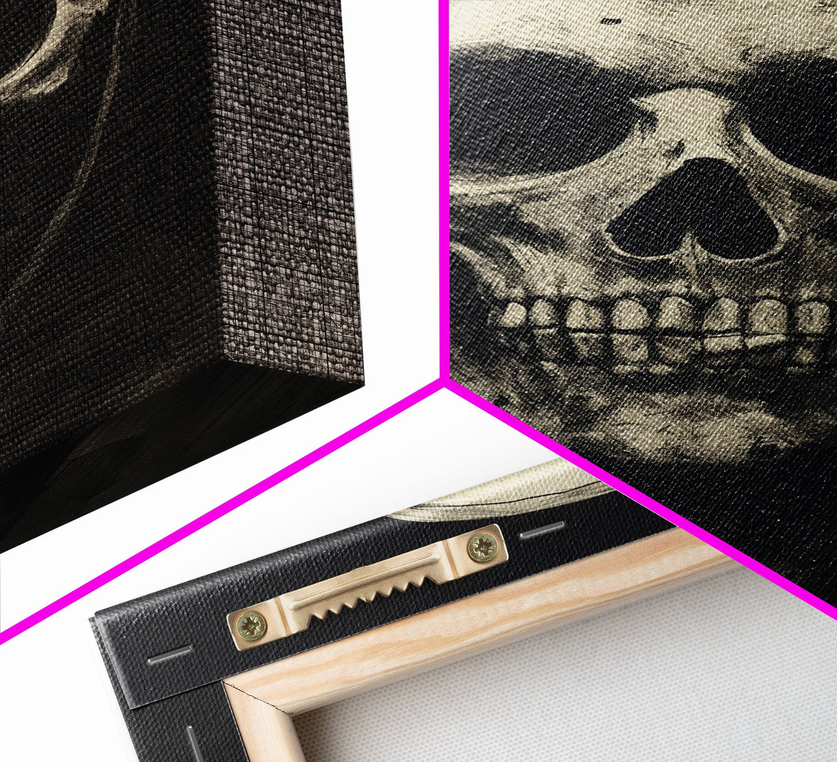 Skull Decor, Charcoal Drawing, Gothic Decor, Human Skull, Canvas Print, Wall Art, Vertical Art, Dark Wall Art, Moody Wall Art, Indie Art