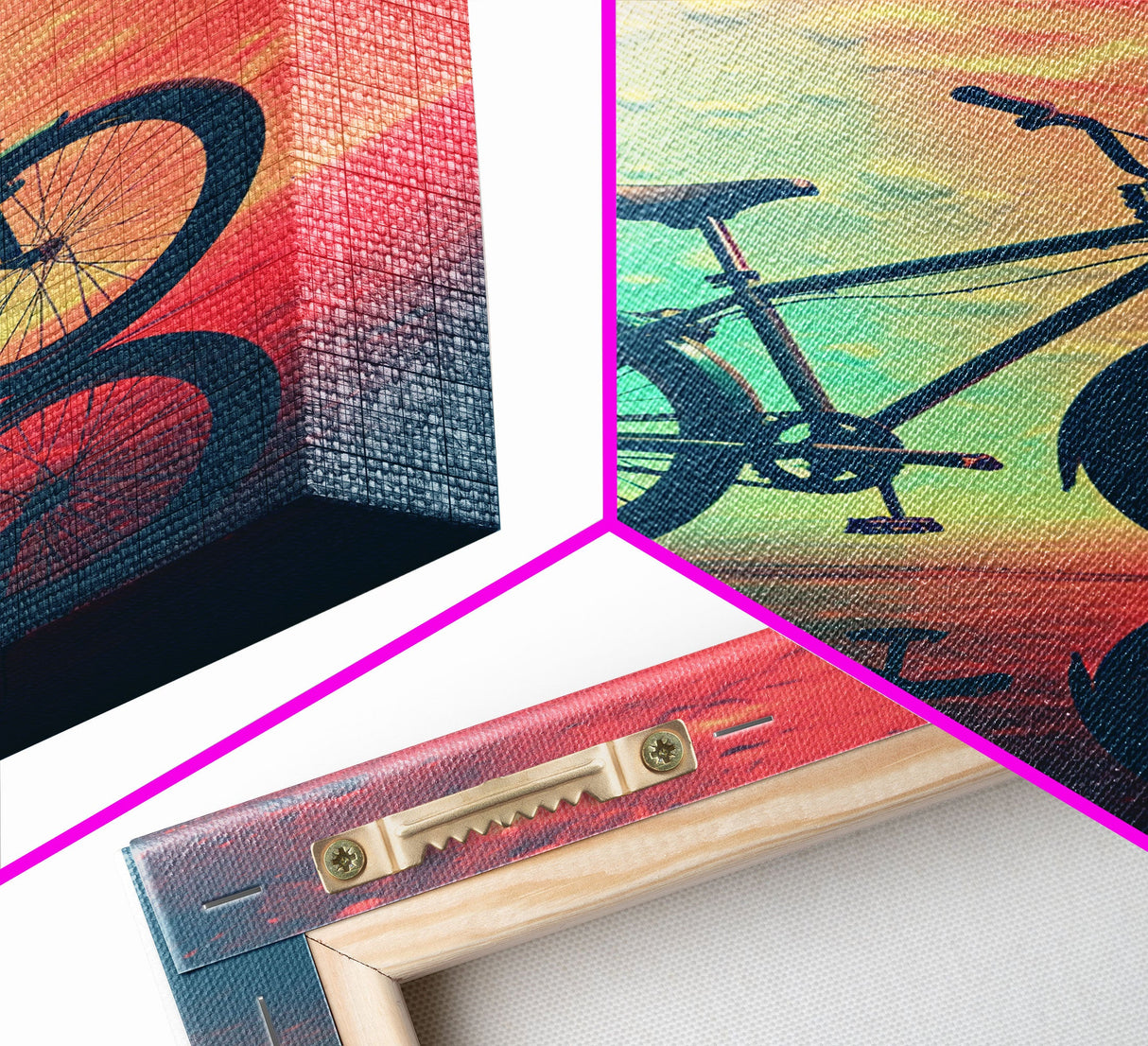 Retro 1980s Bike Canvas Print, Bicycle Art, Framed Wall Art, Fine Art Photography Print, Retro Inspired Wall Decor, Man Cave Art, Office Art