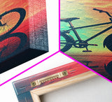 Retro 1980s Bike Canvas Print, Bicycle Art, Framed Wall Art, Fine Art Photography Print, Retro Inspired Wall Decor, Man Cave Art, Office Art