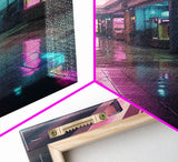 Photo Of A 1980s Mall, Framed Canvas Print, Liminal Spaces, Vaporwave Aesthetic Wall Art, Game Room Decor