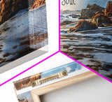 It Is Well With My Soul Beach & Coastal Canvas Wall Art, Christian Wall Art, Coastal Beach Painting, Farmhouse Beach Coastal Wall Art