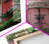 Change675 Architecture Print, 19th Century Architecture Photography, Mexico City Wall Art, Wood Framed Canvas Print