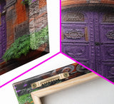 Change34 Architecture Print, 19th Century Architecture Photography, Mexico City Wall Art, Wood Framed Canvas Print