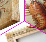Kitsch Kitchen Home Decor, Crayfish Painting Print, Crawdaddy Wall Art, Louisiana Home Decor, Cajun Decor, Kitchen Wall Art