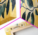 The Lemon Tree Framed Canvas Print, Horizontal Panoramic Wall Art, Kitchen Decor, Gift For Her, Lemon Tree Painting Wall Art